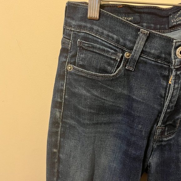 LUCKY BRAND | Women's Brooke Straight Premium Italian Stretch Jeans Blue Size 26 - Picture 4 of 12